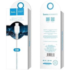 CAVO USB HOCO X20 TYPE-C BIANCO DA 1 METRO (BLISTERATO)
