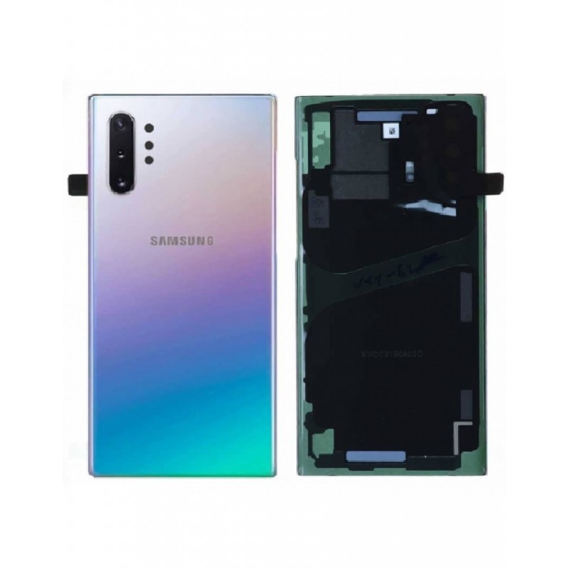 BACKCOVER SAMSUNG N975 NOTE 10 PLUS SILVER ORIGINALE GH82-20588C