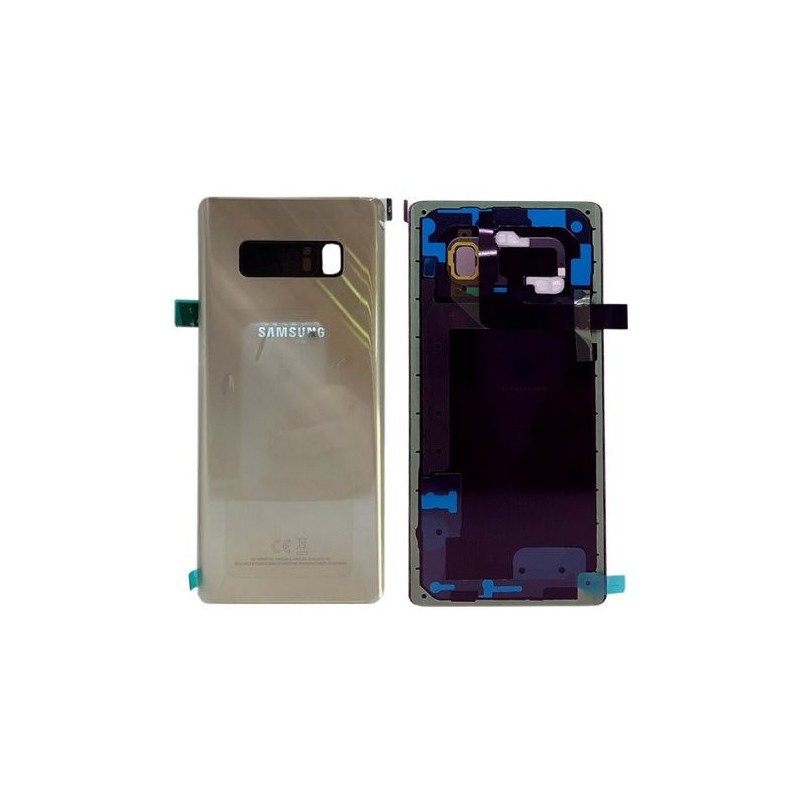 BACKCOVER SAMSUNG N950 NOTE 8 GOLD AAA (CON FRAME CAMERA)