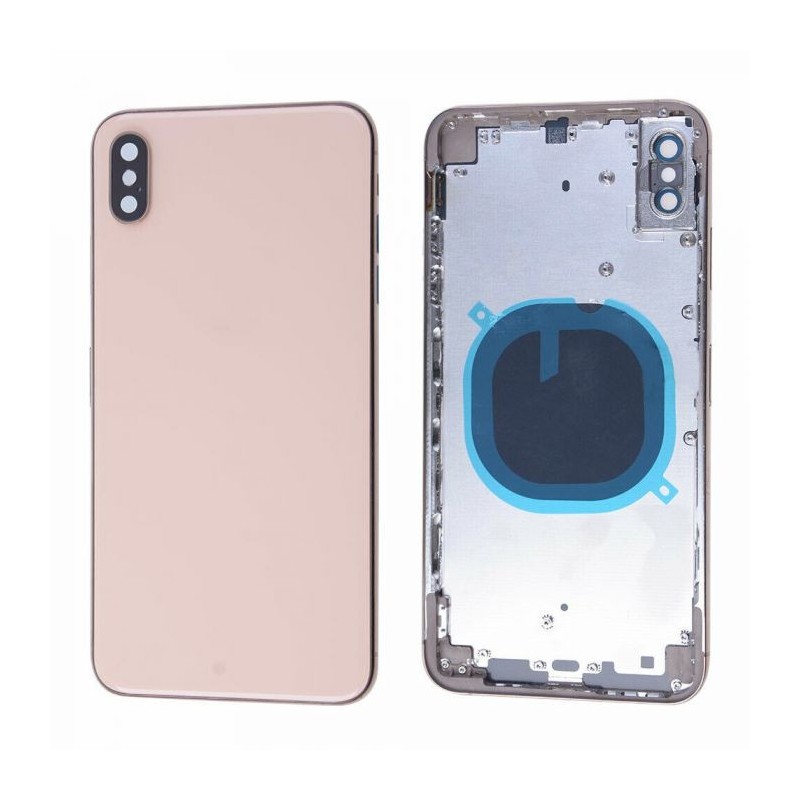 BACKCOVER IPHONE XS MAX GOLD SENZA COMPONENTI