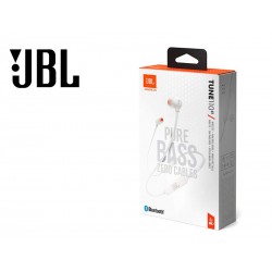 AURICOLARI JBL + MICROFONO IN-EAR  WIRELESS GIANCO JBLT110BTWHTAM  (BLISTERATO)