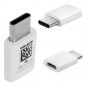 ADATTATORE SAMSUNG S10 DA MICRO USB A TYPE-C BIANCO GH96-12487A (BULK)