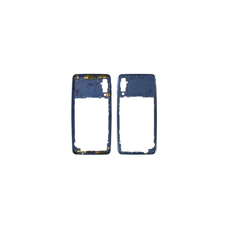 FRAME MIDDLE SAMSUNG A750 A7 2018 BLU ORIGINALE GH98-43585D
