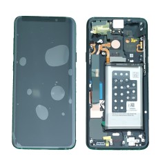 LCD SAMSUNG SM-G965 S9 PLUS BLACK + BATTERIA GH82-15977A