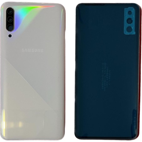 BACKCOVER SAMSUNG A307 A30S BIANCO AAA (CON FRAME CAMERA)