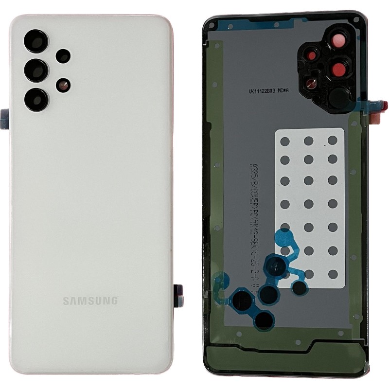 BACKCOVER SAMSUNG A325 A32 4G BIANCO AAA (CON FRAME CAMERA)