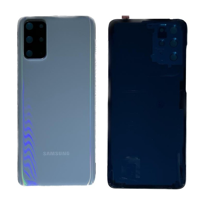 BACKCOVER SAMSUNG G985 S20 PLUS BLU AAA (CON FRAME CAMERA)