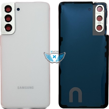 BACKCOVER SAMSUNG G991 S21 BIANCO AAA (CON FRAME CAMERA)