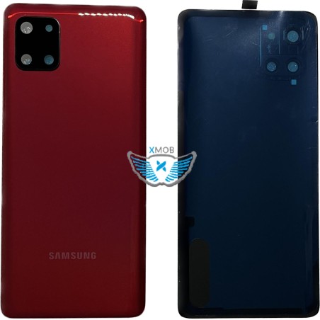 BACKCOVER SAMSUNG N770 NOTE 10 LITE ROSSO AAA (CON FRAME CAMERA)