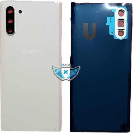 BACKCOVER SAMSUNG N970 NOTE 10 BIANCO AAA (CON FRAME CAMERA)