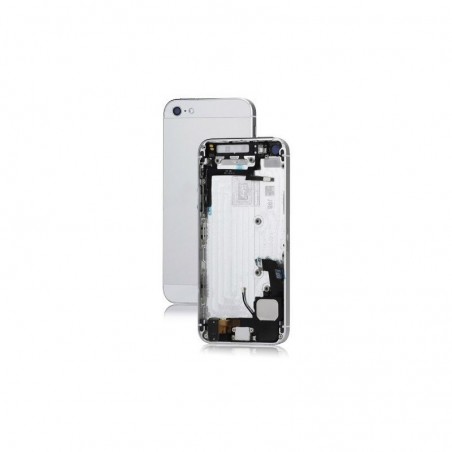 BACKCOVER IPHONE 5S + COMPONENTI SILVER