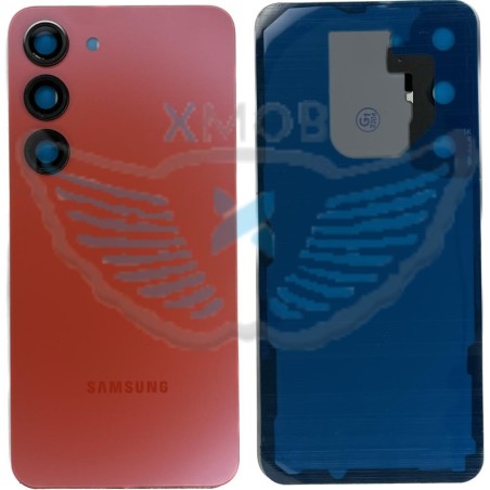 BACKCOVER SAMSUNG S911 S23 ROSSO AAA (CON FRAME CAMERA)