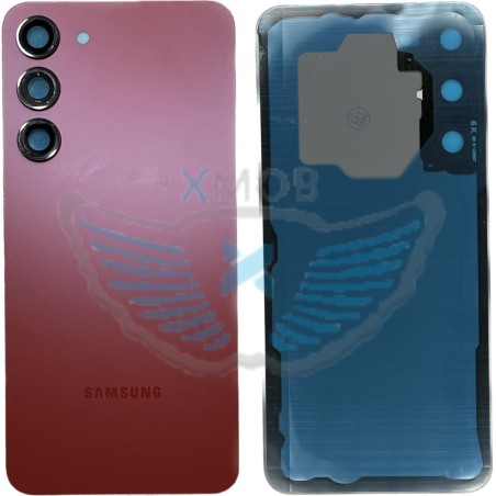 BACKCOVER SAMSUNG S916 S23 PLUS ROSSO AAA (CON FRAME CAMERA)