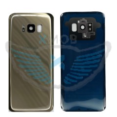 BACKCOVER SAMSUNG G950 S8 GOLD AAA (CON FRAME CAMERA)