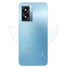 BACKCOVER OPPO A77 4G BLU + VETRO CAM