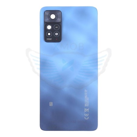 BACKCOVER XIAOMI REDMI NOTE 11 PRO BLU AAA + VETRO CAM