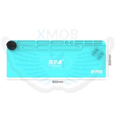 PIANO DA LAVORO RELIFE RF-P016 AZZURRO IN SILICONE 80CM X 30CM