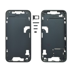 MIDDLE FRAME IPHONE 14 NERO SENZA COMPONENTI + CARRELLO SIM E TASTI ESTERNI