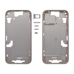 MIDDLE FRAME IPHONE 15 ROSA SENZA COMPONENTI + CARRELLO SIM E TASTI ESTERNI