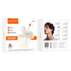 AURICOLARI HOCO EW61 BLUETOOTH + CUSTODIA/BASE DI CARICA BIANCO (BLISTERATO)