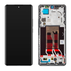 LCD COMPLETO ORIGINALE OPPO RENO 10 PRO SILVER GRAY W/F 621029000057