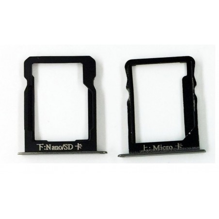 CARRELLO SIM+CARRELLO MICROSD HUAWEI MATE 7 NERO