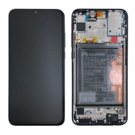 LCD ORIGINALE HUAWEI P SMART 2019 NERO 02352HTF