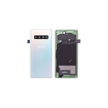 BACKCOVER SAMSUNG G973 S10 BIANCO ORIGINALE GH82-18378F