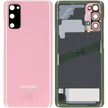 BACKCOVER SAMSUNG G980 S20 PINK ORIGINALE GH82-22068C