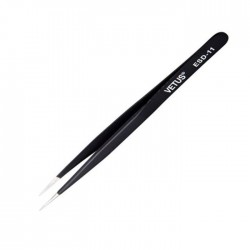 PINZETTA PROFESSIONALE NERA VETUS ESD-11