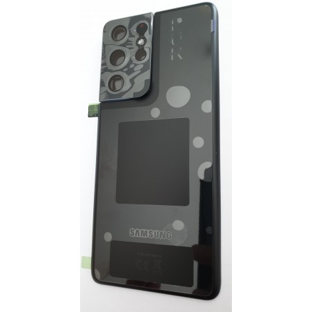 BACKCOVER SAMSUNG G998 S21 ULTRA NERO ORIGINALE GH82-24499A