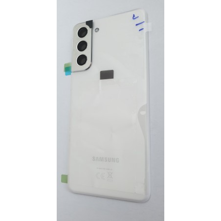 BACKCOVER SAMSUNG G991 S21 BIANCO ORIGINALE GH82-24519C