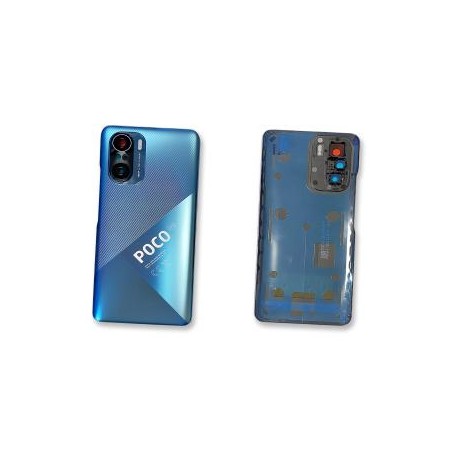 BACKCOVER XIAOMI POCOPHONE F3 BLU ORIGINALE 56000CK11A00