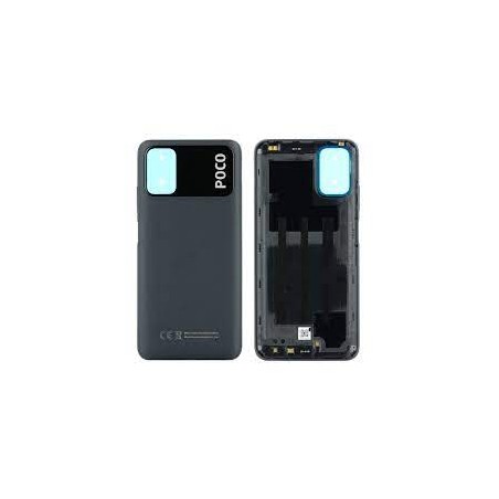 BACKCOVER XIAOMI POCOPHONE M3 NERO ORIGINALE 55050000L39X