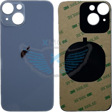 BACKCOVER IPHONE 14 BLU (VETRO POSTERIORE) FORO GRANDE