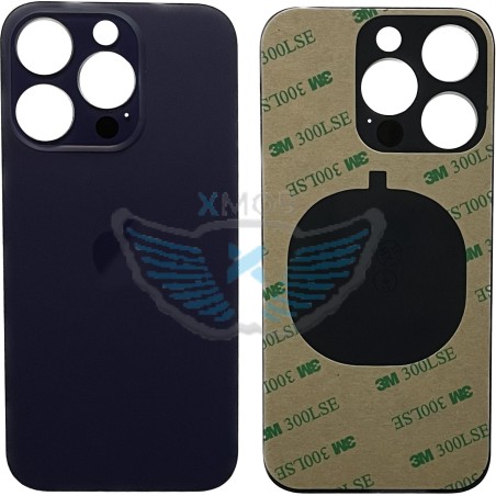 BACKCOVER IPHONE 14 PRO NERO (VETRO POSTERIORE) FORO GRANDE