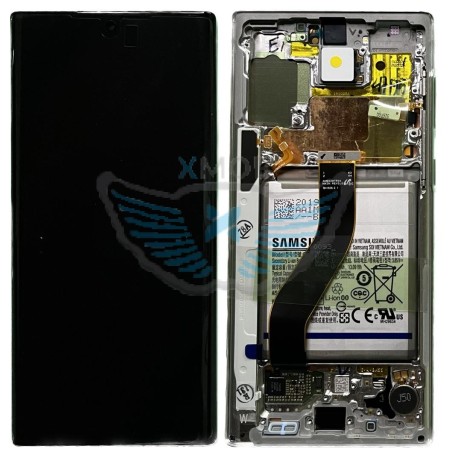 LCD SAMSUNG SM-N970 NOTE 10 BIANCO + BATTERIA GH82-20842B