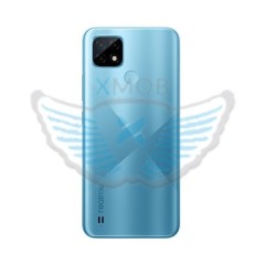 BACKCOVER REALME C21 CROSS BLU ORIGINALE 4906347