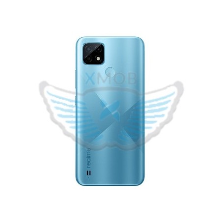 BACKCOVER REALME C21 CROSS BLU ORIGINALE 4906347