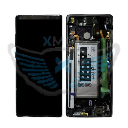 LCD SAMSUNG SM-N950 NOTE 8 NERO + BATTERIA GH82-17223A+BTRY