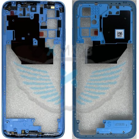 FRAME MIDDLE XIAOMI REDMI 10 (2022) BLU ORIGINALE 550400006G9X