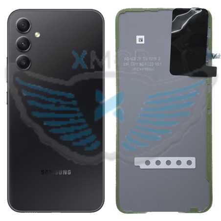 BACKCOVER SAMSUNG A346 A34 GRAPHITE ORIGINALE GH82-30709A