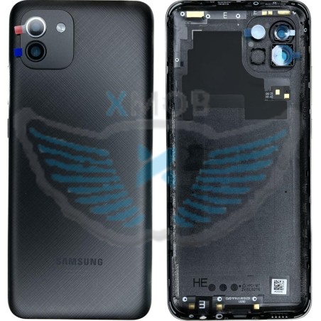 BACKCOVER SAMSUNG A035G A03 NERO ORIGINALE GH81-21661A